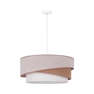 - Luster na lanku KOBO 1xE27/15W/230V pr. 45 cm béžová/hnedá/biela 600255 vyobraziť