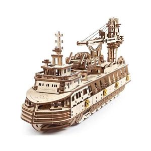Ugears - 3D drevenené mechanické puzzle Výzkumná loď UG70079 vyobraziť