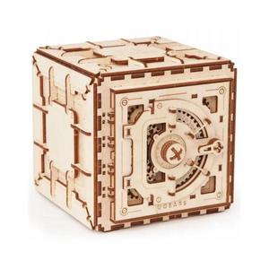 Ugears - 3D drevenené mechanické puzzle Trezor UG70011 vyobraziť