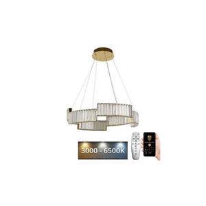 LED Stmievateľný luster na lanku LED/40W/230V 3000-6500K zlatá + diaľkové ovládanie J6322/C vyobraziť