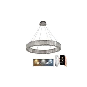 LED Stmievateľný luster na lanku LED/50W/230V 3000-6500K chróm + diaľkové ovládanie J6325/CH vyobraziť