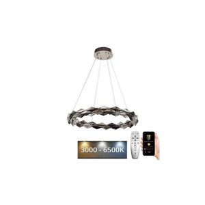 LED Stmievateľný luster na lanku LED/40W/230V 3000-6500K chróm + diaľkové ovládanie J6327/CH vyobraziť