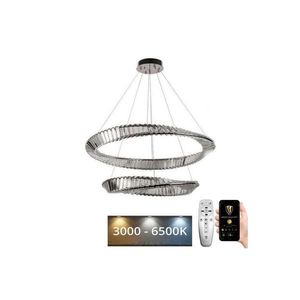 LED Stmievateľný luster na lanku LED/90W/230V 3000-6500K chróm + diaľkové ovládanie J6351/CH vyobraziť