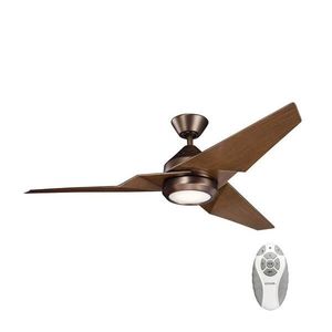 Elstead Kichler KLF-JADE-60-BB-LED Stmievateľný stropný látor JADE 18W/230V hnedá+DO KLF-JADE-60-BB vyobraziť