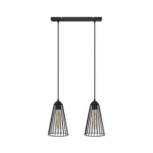 Luster na lanku TORRI 2xE27/15W/230V čierna W-L 1344/2 BK-B vyobraziť