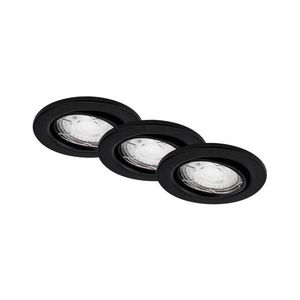 Brilo - SADA 3x LED Kúpeľňové podhľadové svietidlo 1xGU10/5W/230V IP23 čierna 7147-035 vyobraziť