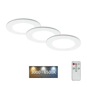 Briloner - SADA 3x LED Kúpeľňové podhľadové svietidlo LED/4, 8W/230V IP44 + DO 7034-036 vyobraziť