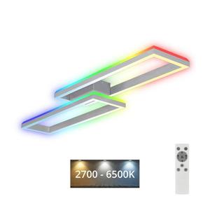 Brilo - LED RGBW Stmievateľný prisadený luster FRAME 2xLED/21W/230V 2700-6500K+ DO 3754-019 vyobraziť