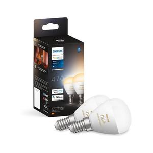 SADA 2x LED Stmievateľná žiarovka Philips Hue WHITE AMBIANCE P45 E14/5, 1W/230V 8719514491168 vyobraziť