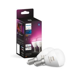 SADA 2x LED RGBW Stmievateľná žiarovka Philips Hue WACA P45 E14/5, 1W/230V 8719514491281 vyobraziť