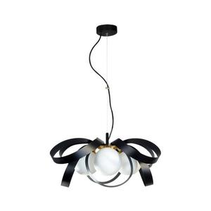 Zuma Line 1139 - Luster na lanku NELA FLAT 4xE14/40W/230V čierna 1139 vyobraziť