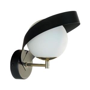 Zuma Line 1140 - Nástenná lampa NELA 1xE14/40W/230V čierna 1140 vyobraziť