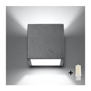 Brilagi - LED Nástenné svietidlo MURO 1xG9/3, 5W/230V betón BR.0487 vyobraziť