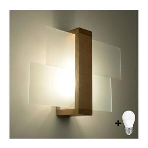 Brilagi - LED Nástenné svietidlo HERA 1xE27/7, 5W/230V drevo BR.0077 vyobraziť