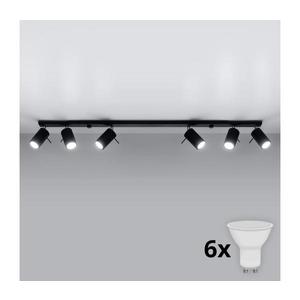 Brilagi - LED Bodové svietidlo ASMUS 6xGU10/7W/230V čierna BR.0334 vyobraziť