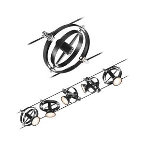 Paulmann 94440 - SADA 5xGU5, 3/10W Bodové svietidlo CARDAN 230V čierna 94440 vyobraziť