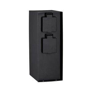 Paulmann 94315 -Vonkajší zásuvkový stĺpik so senzorom súmraku RIO 3Z 230V IP44 94315 vyobraziť