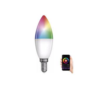 LED RGB Stmievateľná žiarovka GoSmart E14/4, 8W/230V 2700-6500K Tuya ZQZ322R vyobraziť