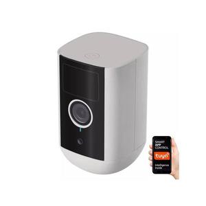 Inteligentná vonkajšia kamera so senzorom pohybu GoSmart 5V 9600mAh IP65 Wi-Fi Tuya H4063 vyobraziť