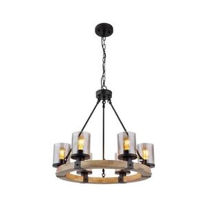 Globo 15555-6H - Luster na reťazi LILA 6xE27/60W/230V 15555-6H vyobraziť