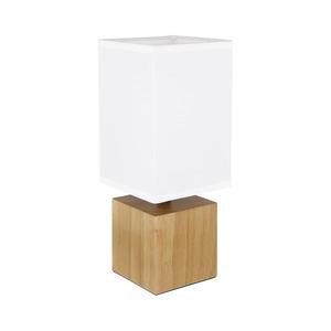 Globo 21628W - Stolná lampa VALENTINO 1xE27/7W/230V biela/hnedá 21628W vyobraziť