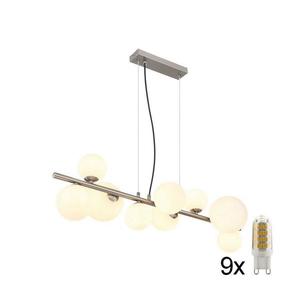 Globo 56140-9H - LED Luster na lanku RIHA 9xG9/3W/230V chróm 56140-9H vyobraziť