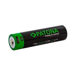 PATONA - Aku 18650 Li-lon 3350mAh PREMIUM 3, 7V s USB-C nabíjaním PT6525 vyobraziť