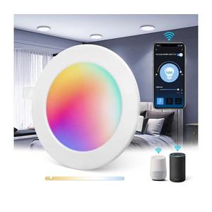 B.V. - LED RGBW Stmievateľné podhľadové svietidlo LED/9W/230V 2700-6500K Wi-Fi S10204HW5 vyobraziť