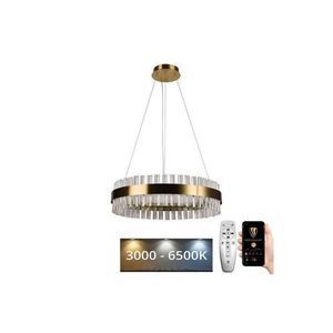 LED Stmievateľný krištáľový luster na lanku LED/40W/230V + diaľkové ovládanie J6301/C vyobraziť