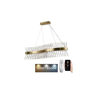 LED Stmievateľný krištáľový luster na lanku LED/95W/230V + diaľkové ovládanie J6306/C vyobraziť