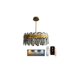 LED Stmievateľný krištáľový luster na tyči LED/80W/230V + diaľkové ovládanie J6331/GS vyobraziť