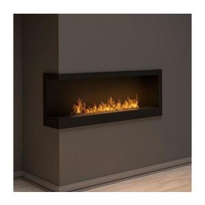 InFire - Rohový BIO krb 45x120 cm 3kW čierna Corner 1200 L vyobraziť
