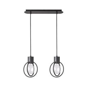 Luster na lanku AURA 2xE27/60W/230V čierna 31089 vyobraziť