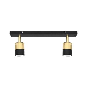 LED Bodové svietidlo TUBSSON 2xGU10/4, 8W/230V čierna/zlatá R-L 1166/2 BK+GO vyobraziť