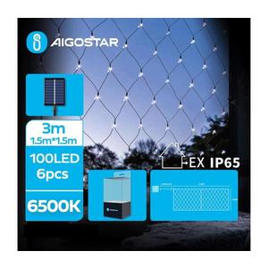 B.V. - LED Solárna vianočná reťaz 100xLED/8 funkcií 4, 5x1, 5m IP65 studená biela B10201JG4 vyobraziť