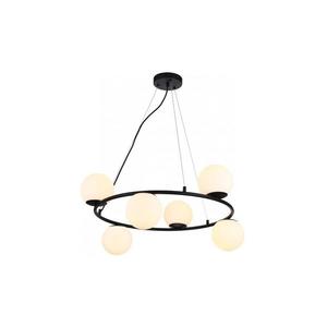 Redo 01-3158 - Luster na lanku BOWLING 6xE14/28W/230V čierna 01-3158 vyobraziť