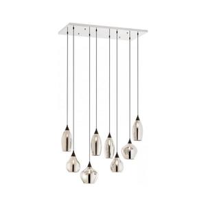 Redo 01-3195 - Luster na lanku TANNER 8xE14/28W/230V 01-3195 vyobraziť