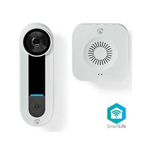 WIFICDP40CWT - Bezdrôtový videozvonček so senzorom Full HD 1536p Wi-Fi IP65 WIFICDP40CWT vyobraziť