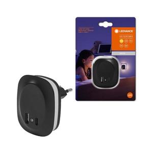 Ledvance- LED Nočné svietidlo do zásuvky so senzorom a USB LUNETTA LED/12, 5W/230V 4099854088551 vyobraziť