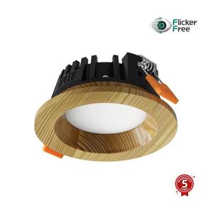 APLED - LED Podhľadové RONDO WOODLINE LED/3W/230V 4000K pr. 9 cm borovica masív 21267 vyobraziť