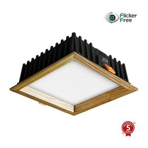 APLED - LED Podhľadové SQUARE WOODLINE LED/12W/230V 3000K 17x17 cm jaseň masív 21300 vyobraziť