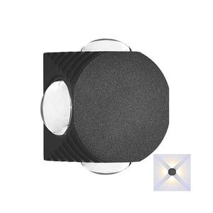 LED Vonkajšie nástenné svietidlo LED/4W/230V 4000K IP54 čierna 10590 vyobraziť