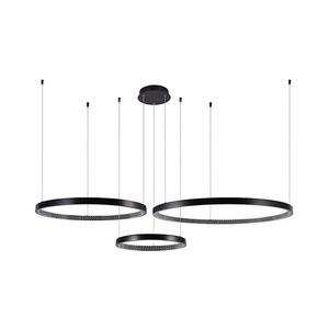 LED Luster na lanku 3xLED/19W/230V 3000K čierna 10054 vyobraziť