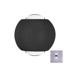 LED Vonkajšie nástenné svietidlo LED/2W/230V 4000K IP54 čierna 10586 vyobraziť