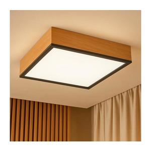 Stropné svietidlo OAK SQUARE 4xE27/15W/230V 39x39 cm dub/čierna LD-PD-9.5/DĄB/CZARNY vyobraziť