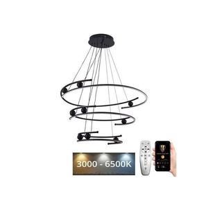 LED Stmievateľný luster na lanku LED/170W/230V 3000-6500K + diaľkové ovládanie J4347/B vyobraziť