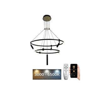 LED Stmievateľný luster na lanku LED/140W/230V 3000-6500K + diaľkové ovládanie J7304/B vyobraziť