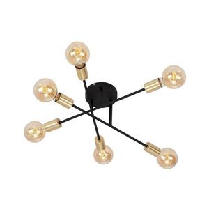 Briloner 3868-065 - LED Prisadený luster BLACK STEEL 6xE27/60W/230V 3868-065 vyobraziť