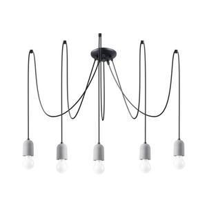 SL.1161 - Luster na lanku NESO 5xE27/15W/230V pavúk betón SL.1161 vyobraziť