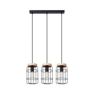 SL.1264 - Luster na lanku GOTTO 3xE27/15W/230V čierna SL.1264 vyobraziť